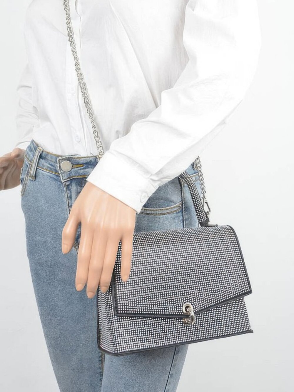 Hotfix Rhinestone Clutch - Picture 5 of 5